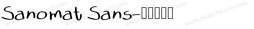 Sanomat Sans字体转换